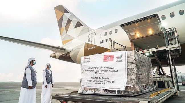 14.4 أطنان من المساعدات الطبية من دولة الإمارات إلى قطاع غزة 1 الإمارات